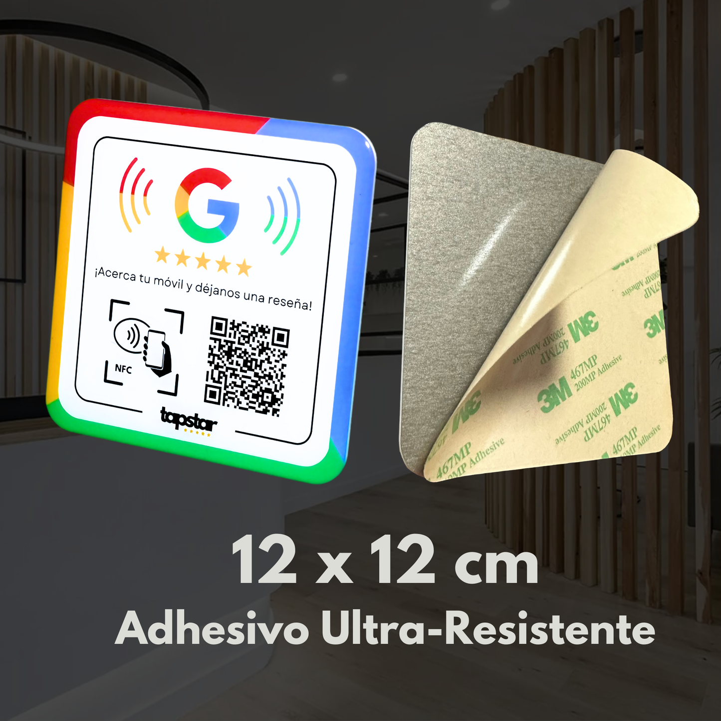 Placa Reseñas de Google