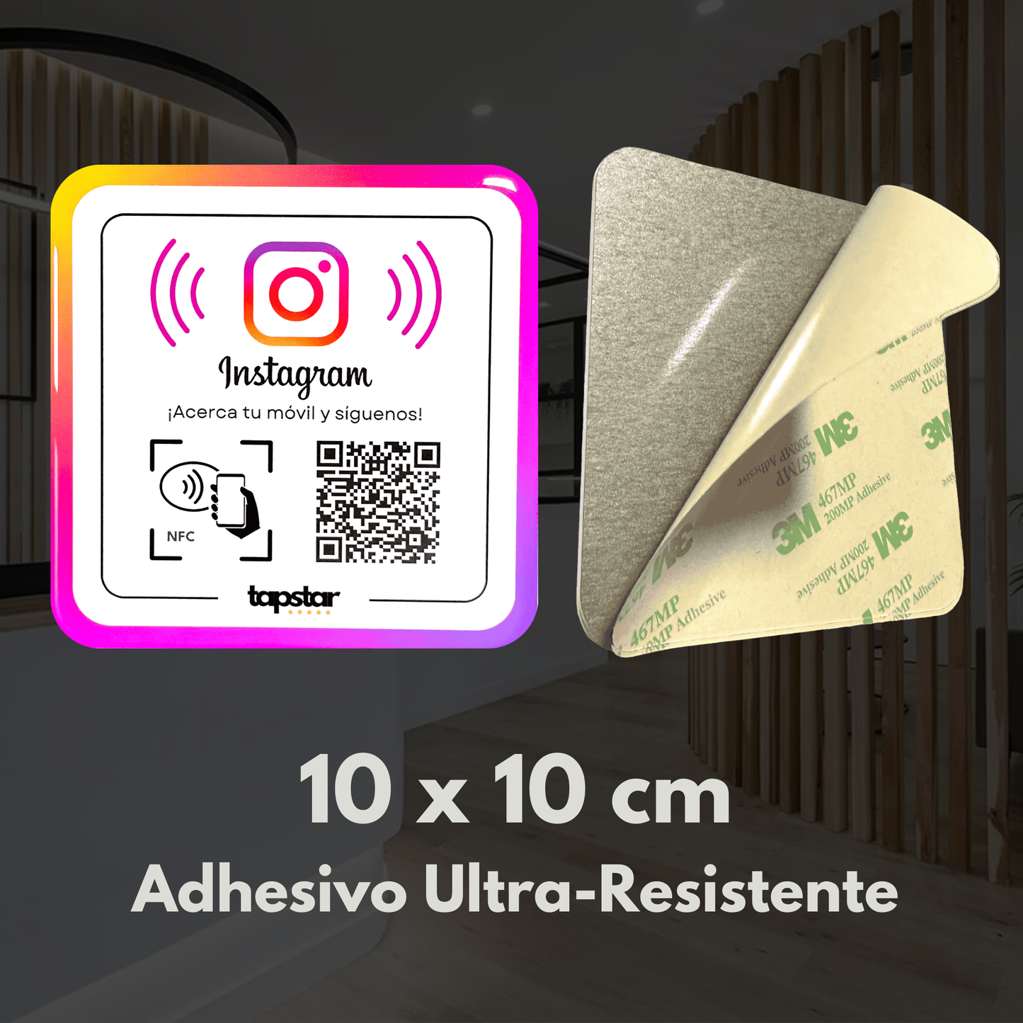 Instagram Followers Acrylic Plate