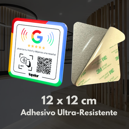 Placa Reseñas de Google