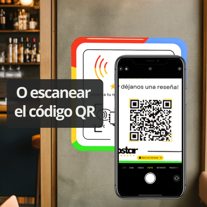 Placa Reseñas en Google
